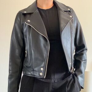 Women's Black Leather Jacket
